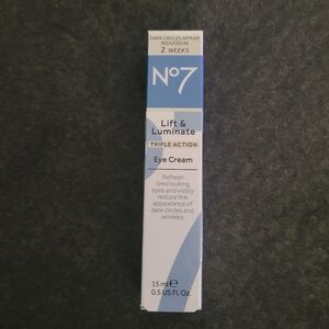 No7 lift luminate triple action eye cream